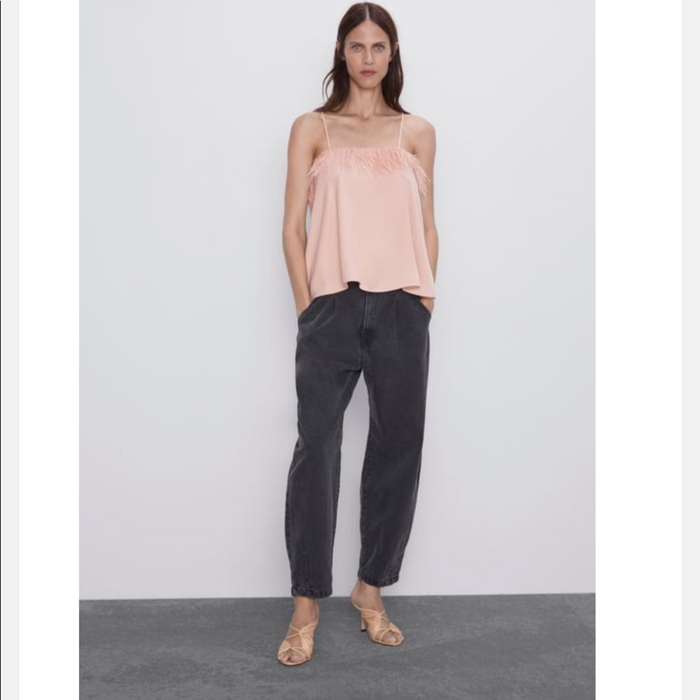 Zara Blush Pink Camisole Top